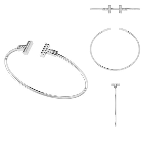 Parvati Diamond Bangle Bracelet